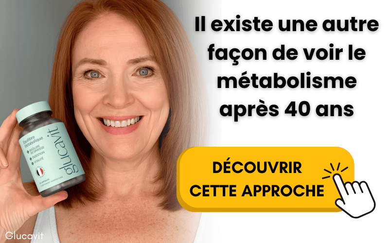 femme tenant un pot de Glucavit